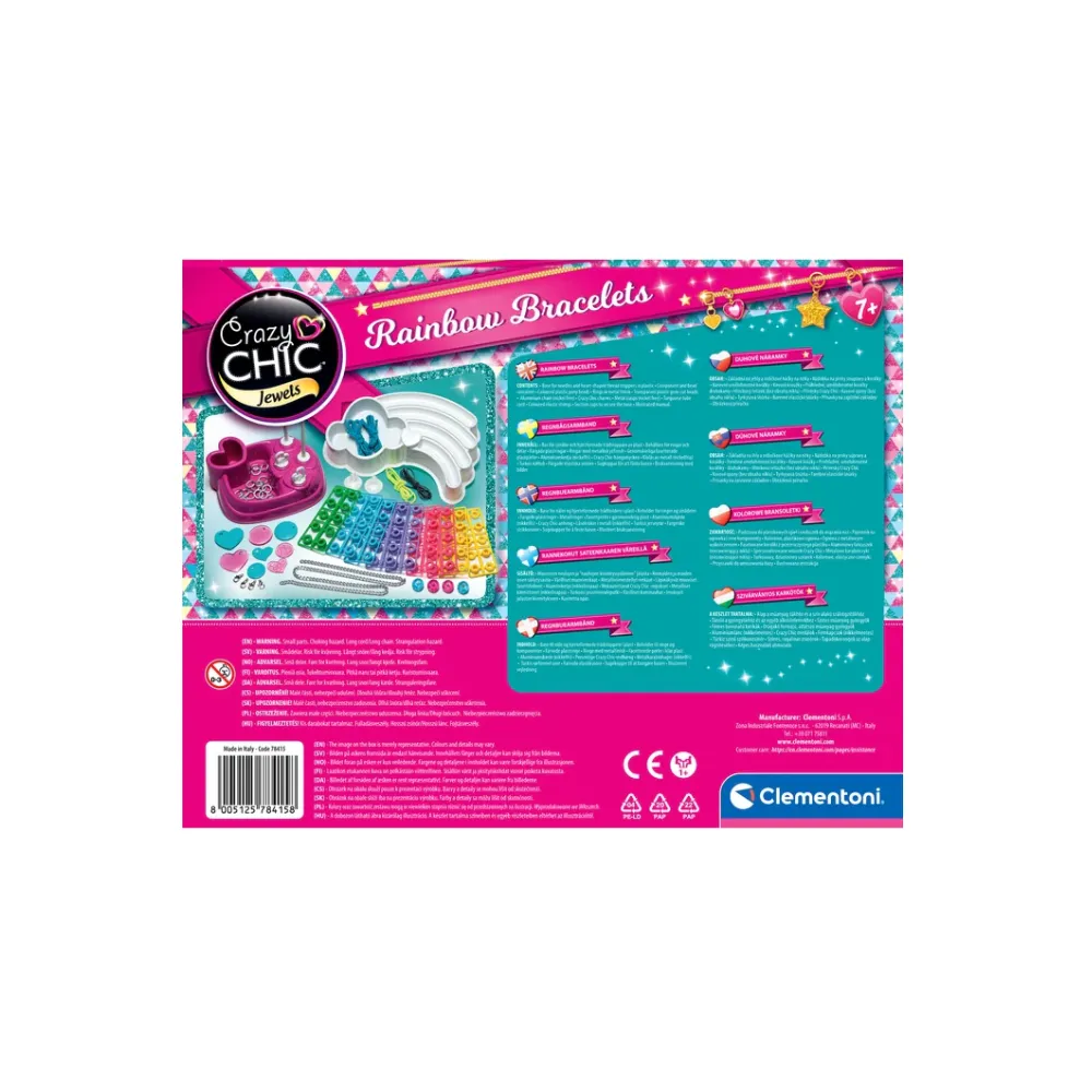 Opakowanie zestawu Clementoni Crazy Chic – przód i zawartość