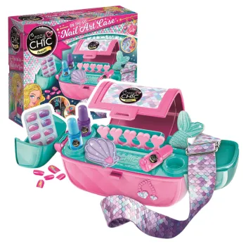 Mobilne studio paznokci w formie kolorowej torebeczki