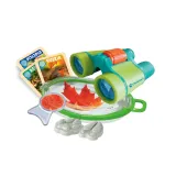 Zbliżenie na lornetkę do obserwowania ptaków i przyrody