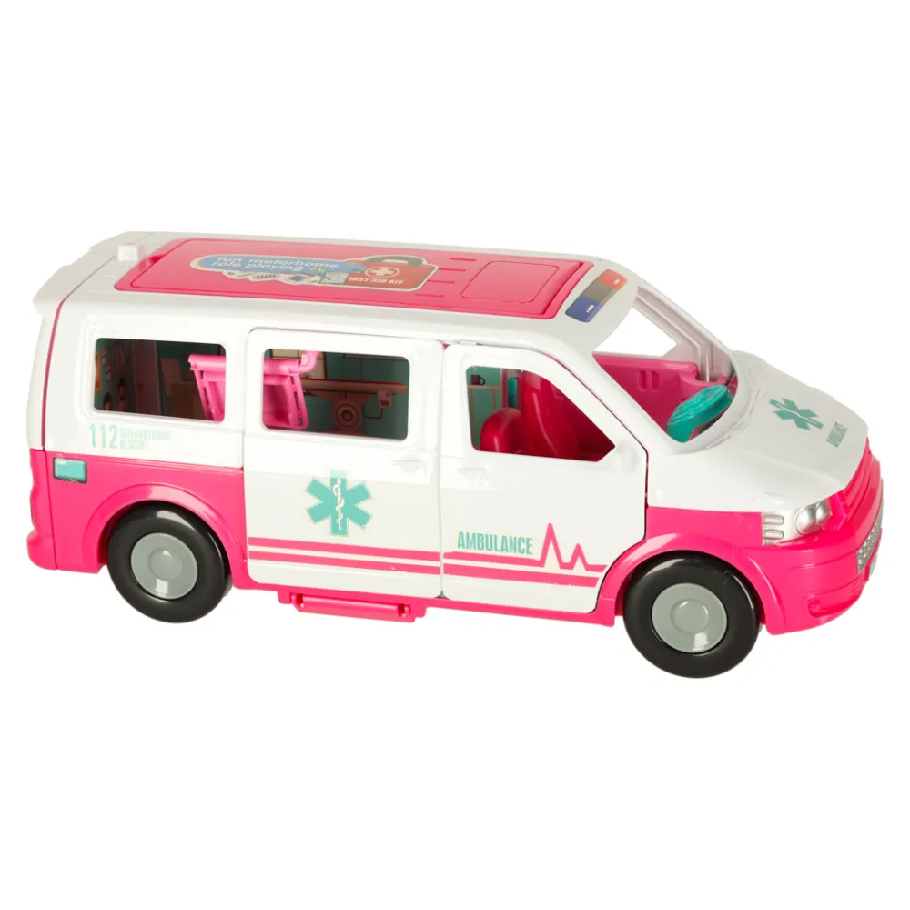 rozłożony ambulans ukazujący mobilny szpital