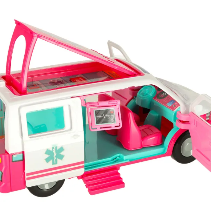 wieloelementowy zestaw zabawkowy z akcesoriami