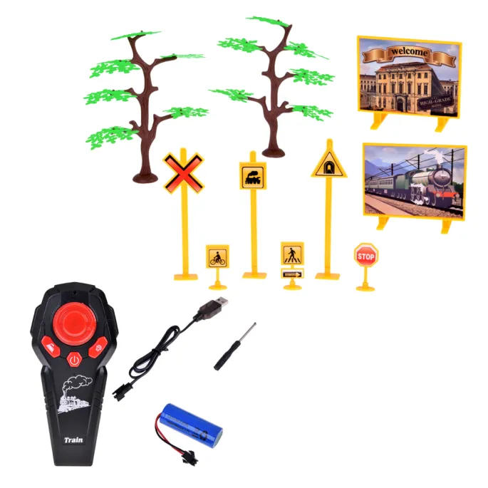 Wagony pasażerski, węglowy i cargo wchodzące w skład kolejki