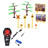 Wagony pasażerski, węglowy i cargo wchodzące w skład kolejki