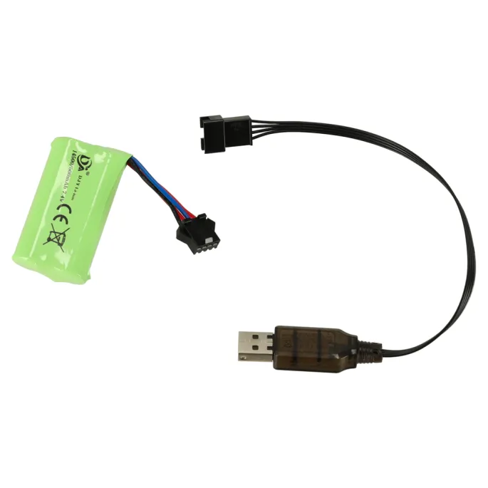 akumulator 7,4V 500mAh wraz z kablem USB do ładowania pistoletu