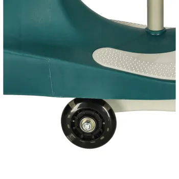 widok boczny jeździka grawitacyjnego z detalem siedziska