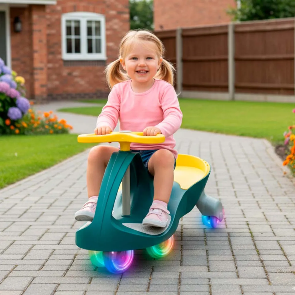 opakowanie kartonowe jeździka grawitacyjnego świecące koła led