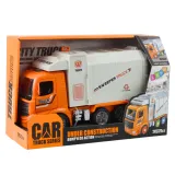 realistyczny model śmieciarki podczas zabawy