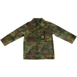 kostium żołnierza dziecięcy komplet z akcesoriami na tle białym