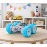 zestaw: auto zdalnie sterowane, pilot, akumulatory i kabel do ładowania