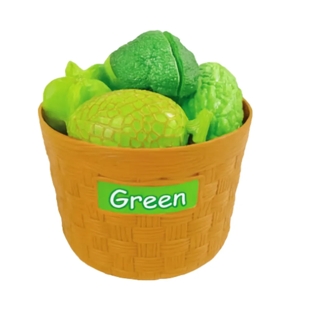 Koszyk do sortowania z warzywami i owocami z zestawu