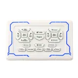 Zestaw robota edukacyjnego z pilotem, kablem i instrukcją