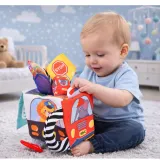 Zbliżenie na bezpieczne lusterko umieszczone na kostce