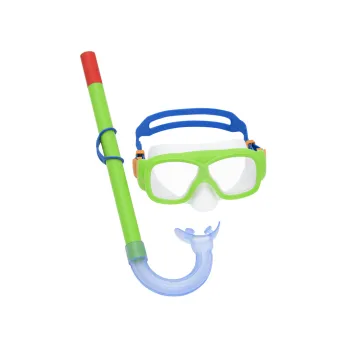 Zestaw Do Nurkowania Maska, Rurka, Płetwy Zielony Bestway 25019