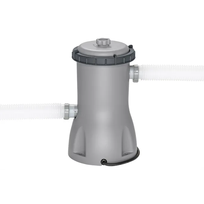 Detal połączenia stelażu i materiału basenowego z bliska