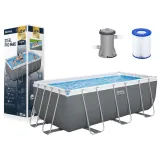 Basen stelażowy Bestway 412 x 201 x 122 cm widok z boku