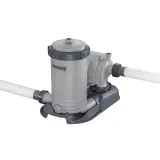 Basen ogrodowy Bestway z uruchomionym oświetleniem LED