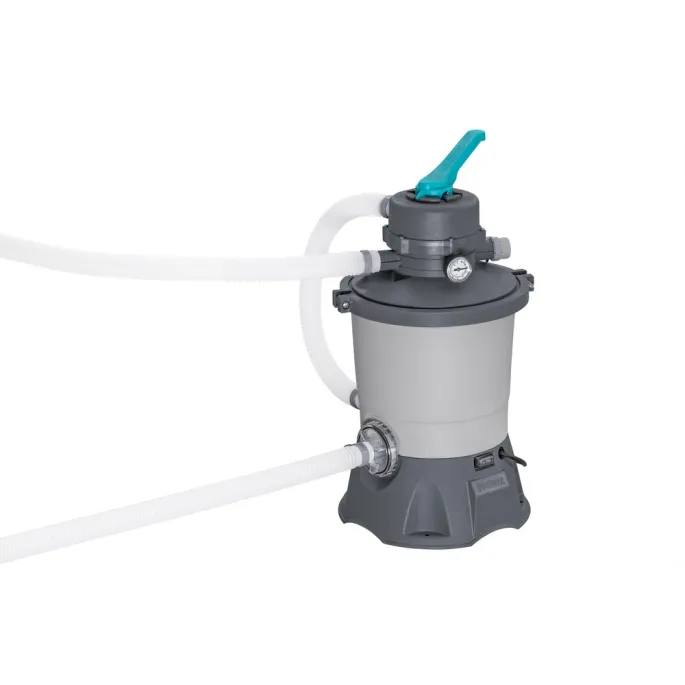 Montaż drabinki przy basenie stelażowym Bestway 404x201x100 cm