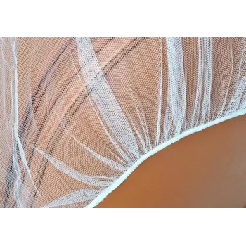 Wytrzymały materiał moskitiery na wózku dziecięcym