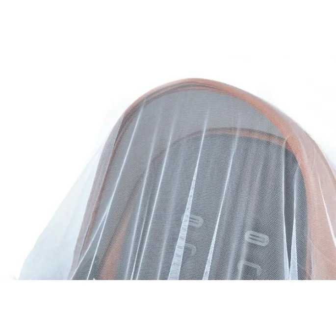 Mocowanie moskitiery na krawędzi wózka dziecięcego