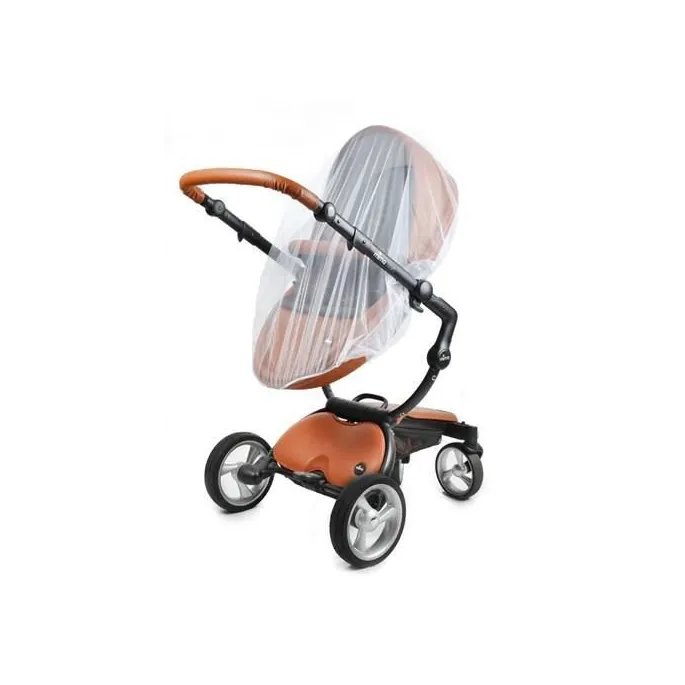 Lekka biała moskitiera uniwersalna na spacerowy wózek