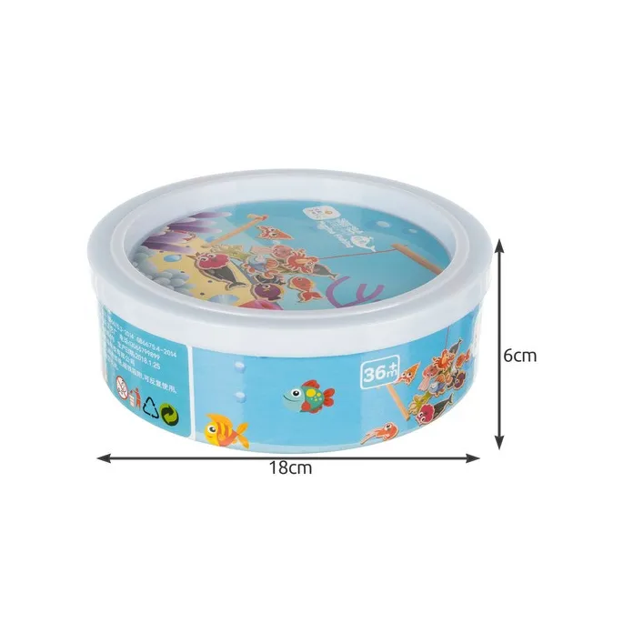 widok dwóch drewnianych wędek do gry łowienie rybek