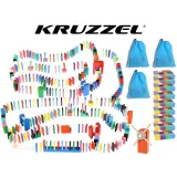 zestaw klocków domino w dwunastu barwach