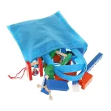 klocki domino ustawione w efektowny wzór