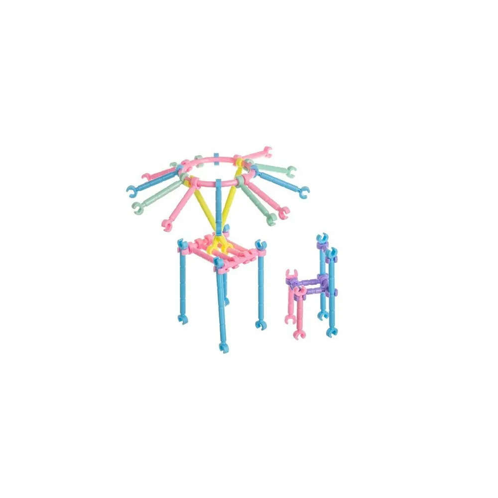 sześć różnokolorowych słomek rozłożonych w wachlarz