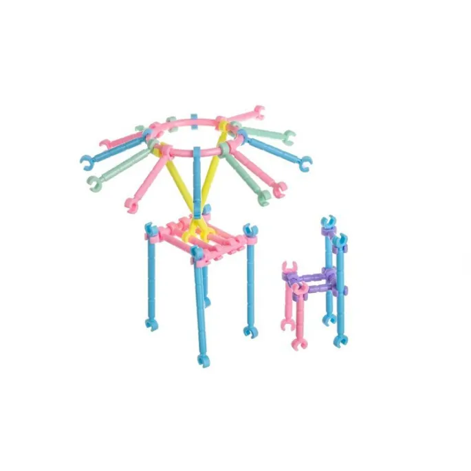 sześć różnokolorowych słomek rozłożonych w wachlarz