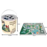 komplet klocków z pojazdami i postaciami dzieci