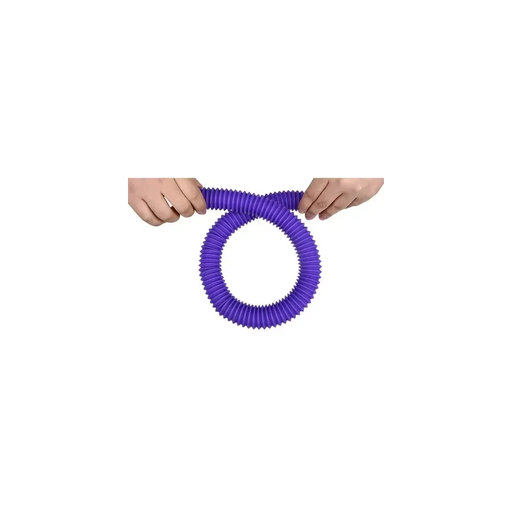 Zbliżenie na fakturę powierzchni rurki sensorycznej