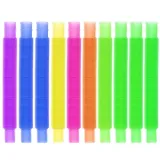 Żółta rurka sensoryczna rozciągnięta w pełnej długości