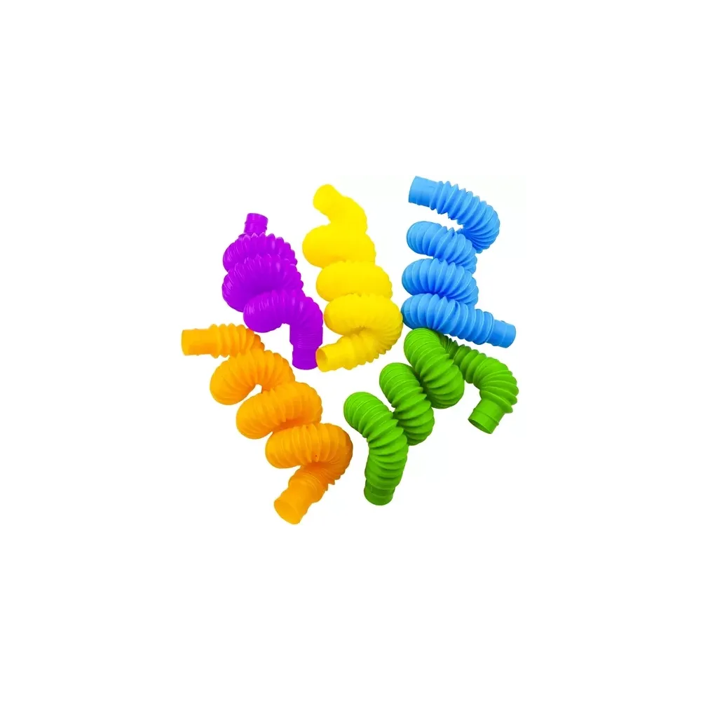 Zestaw rurek zapakowany gotowy do zabawy sensorycznej