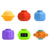 Zabawka edukacyjna Kruzzel 20377 – zestaw kostka plus klocki