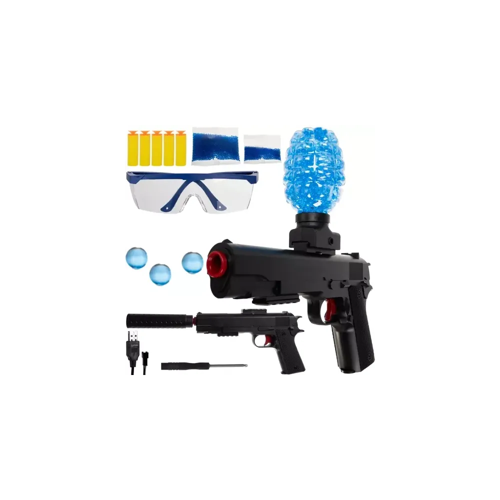 karabin na kulki żelowe kruzzel 20449 widok z boku na czarną obudowę