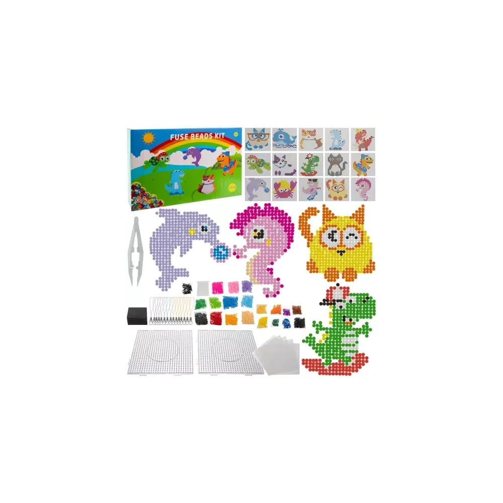 Koraliki do prasowania Kruzzel 21207 opakowanie z zawartością