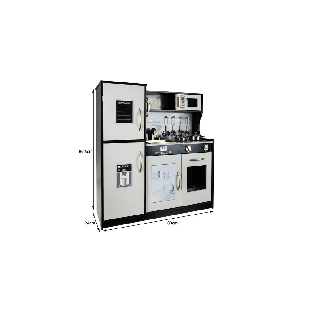 zbliżenie na akcesoria kuchenne dołączone do kuchni kruzzel