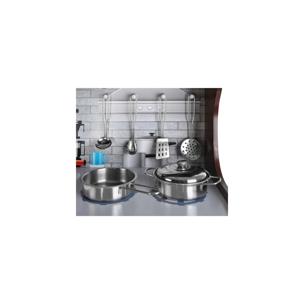 Kuchnia dla dzieci Kruzzel 22114 gotowa do zabawy w pokoju dziecięcym