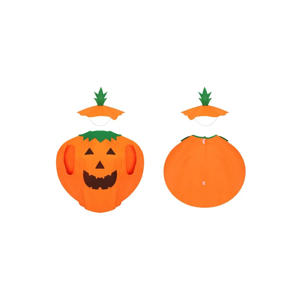 czapeczka dyni w kształcie owocu z zieloną szypułką