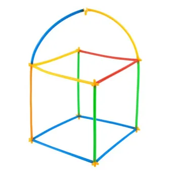 zestaw klocków słomek zapakowany w woreczek