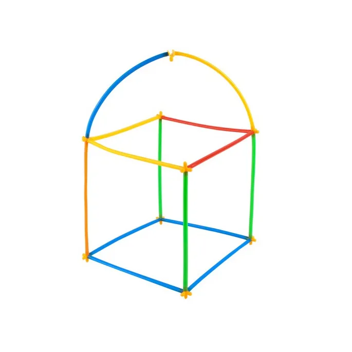 zestaw klocków słomek zapakowany w woreczek