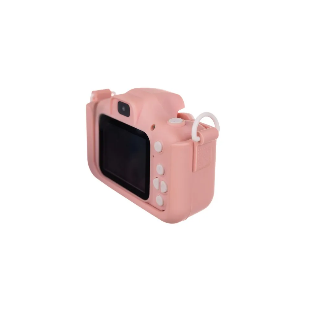 Zbliżenie na soczewkę i obiektyw aparatu dziecięcego Kruzzel