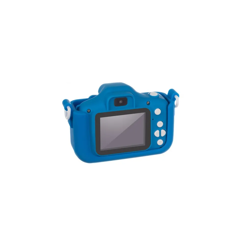 Widok na przyciski aparatu cyfrowego Kruzzel AC22295 w kolorze niebieskim