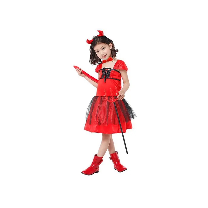 czerwona muszka z zestawu kostiumowego diabełka