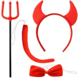 uniwersalny strój diabełka dla dzieci oraz dorosłych, widok całości