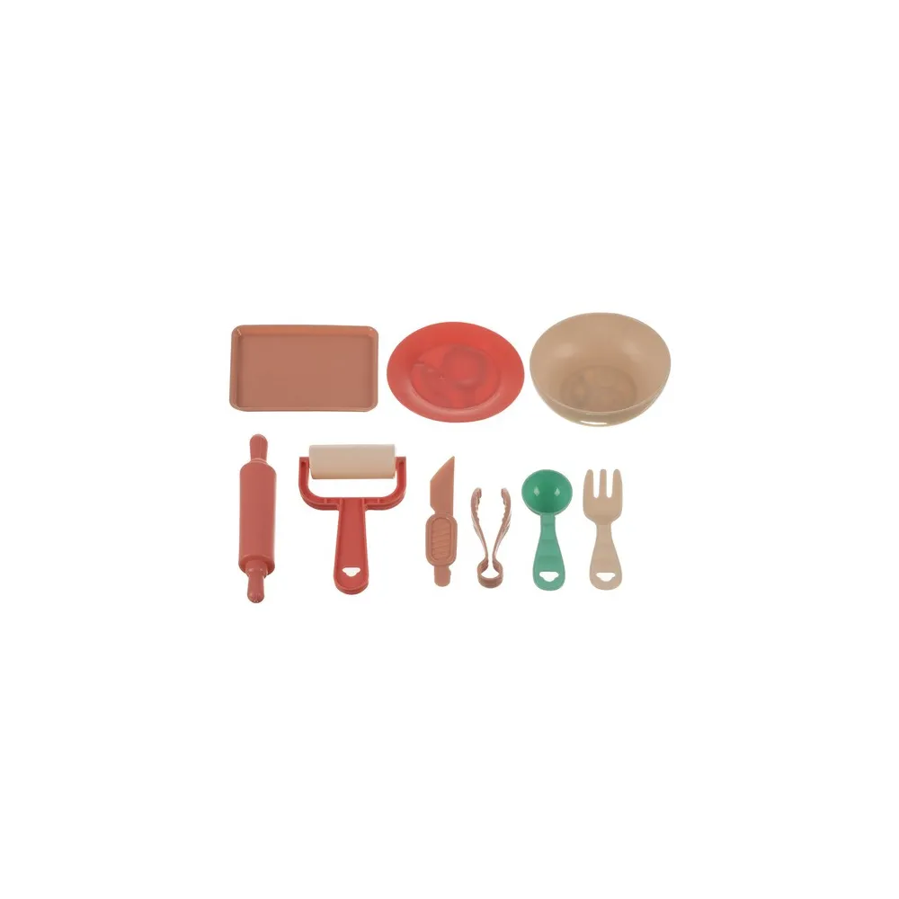 pokazane cztery różne końcówki do wyciskarki masy plastycznej