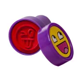 Opakowanie zestawu pieczątek stempelków 60 sztuk widok z góry