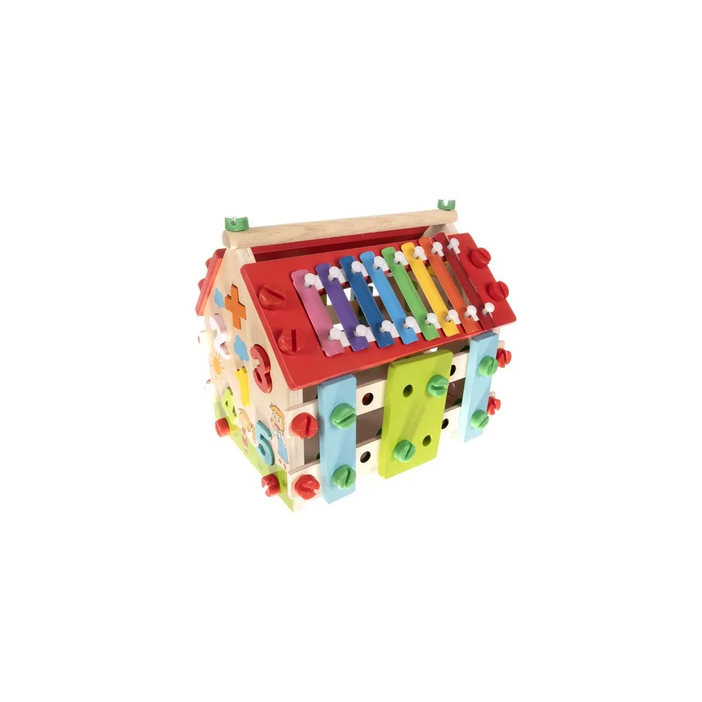 kolorowe detale i akcesoria w zestawie z domkiem kruzzel