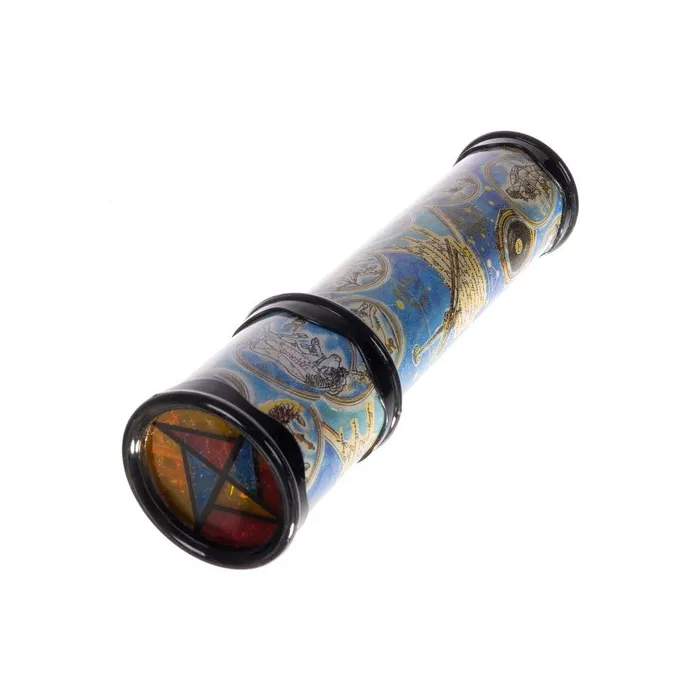 kolorowe detale szkiełka kalejdoskopu w lunecie