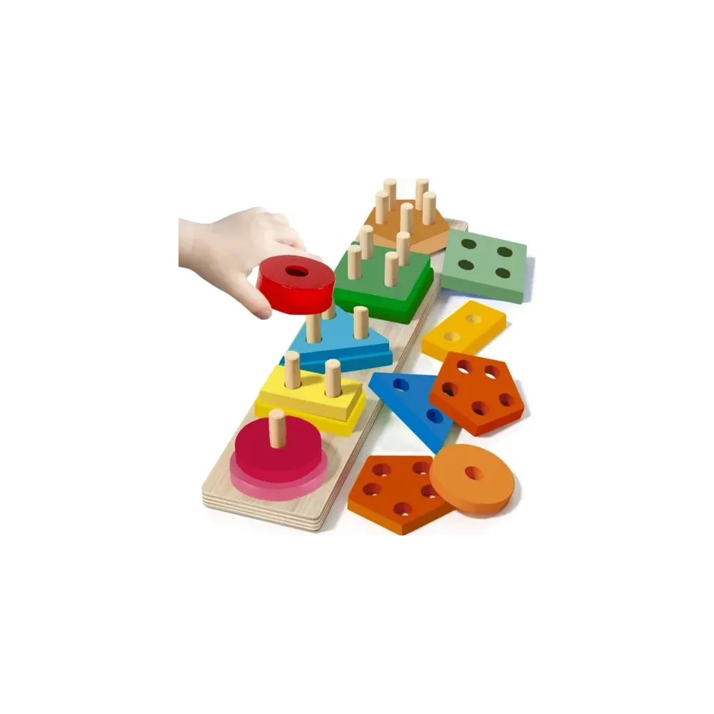 drewniany sorter układanka kruzzel 22492 widok z przodu